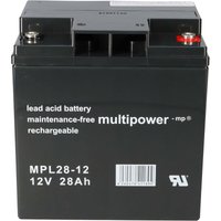 Multipower - Blei-Akku MPL28-12 12V 28Ah Pb von MULTIPOWER