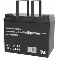 Multipower - Blei-Akku MPL34-12 12V 34Ah Pb Multipower - Blei-Akku MPL34-12 12V 34Ah Pb von MULTIPOWER
