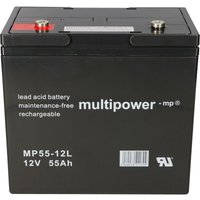 Multipower - Blei-Akku MPL55-12 12V 55Ah Pb von MULTIPOWER