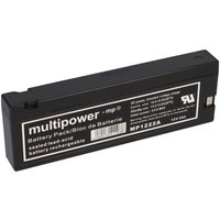 Pb Akku Multipower MP1222A für ge Vital Sign Pro 400 Monitor - 12V 2Ah von MULTIPOWER