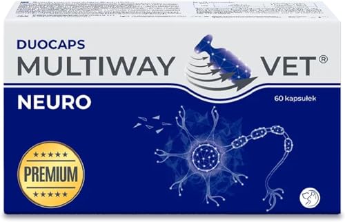 MULTIWAY VET DUOCAPS Neuro – 60 Twist-Off Kapseln für Hunde & Katzen – Vitamine & Omega-3 für Nerven, Gehirn & kognitive Unterstützung MULTIWAY VET DUOCAPS Neuro – 60 Twist-Off Kapseln für Hunde & Katzen – Vitamine & Omega-3 für Nerven, Gehirn & kognitive Unterstützung von MULTIWAY VET DUOCAPS