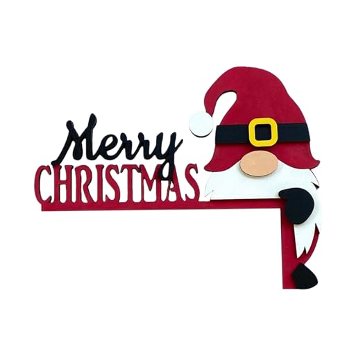 Weihnachtsdeko Türrahmen Deko Lustige Türrahmen Deko Weihnachtsmann Dekorationen Schneemann Weihnachtsdeko Türecke Ornament für Weihnachten Fenstern Wände Eckschild Türeckendekoration (B, One Size) von MUMEOMU
