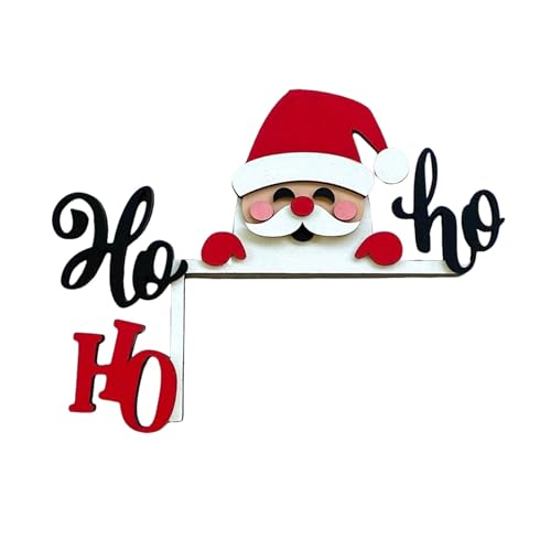 Weihnachtsdeko Türrahmen Deko Lustige Türrahmen Deko Weihnachtsmann Dekorationen Schneemann Weihnachtsdeko Türecke Ornament für Weihnachten Fenstern Wände Eckschild Türeckendekoration (G, One Size) von MUMEOMU