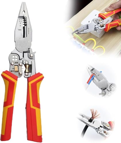 8 in 1 Multifunktions-Abisolierzange mit Strommessung, 2025 Neue Multifunktionale Abisolierzange Abisolierzange Abisolierwerkzeug Automatische Abisolierzange und Schneider zum Schneiden und Ziehen von 8 in 1 Multifunktions-Abisolierzange mit Strommessung, 2025 Neue Multifunktionale Abisolierzange Abisolierzange Abisolierwerkzeug Automatische Abisolierzange und Schneider zum Schneiden und Ziehen von von MUMQAQ