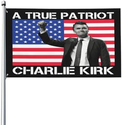 Eine wahre Patriott Charlie Kirk Flagge, 7,6 x 12,7 cm, für den Außenbereich, Wandteppich, Gartenflagge mit 2 Ösen Eine wahre Patriott Charlie Kirk Flagge, 7,6 x 12,7 cm, für den Außenbereich, Wandteppich, Gartenflagge mit 2 Ösen von MUMQAQ