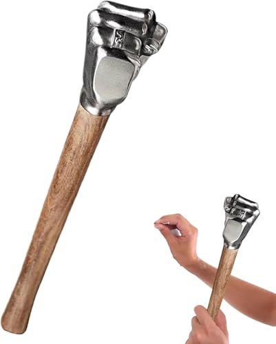 MUMQAQ Faustförmiger Hammer aus Edelstahl für Zuhause, Auto, Outdoor, Camping, Rose, Holzgriff, Bastelhammer, dekoratives Ornament, geeignete Handwerkzeuge, Hardware-Werkzeug MUMQAQ Faustförmiger Hammer aus Edelstahl für Zuhause, Auto, Outdoor, Camping, Rose, Holzgriff, Bastelhammer, dekoratives Ornament, geeignete Handwerkzeuge, Hardware-Werkzeug von MUMQAQ