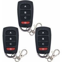 Mumu - 3 stücke Garage Tür Fernbedienung Klonen Fernbedienung 433 MHz Universal Wireless Remote Key Fob Duplikator von MUMU