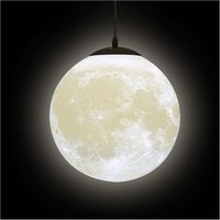 3D-Mond-Kronleuchter-Mond-Deckenleuchter Mond-Deckenleuchte Planet Pendelleuchte Mond Restaurant Bar Home Kinderzimmer LED-Kronleuchter (Glühbirne von MUMU
