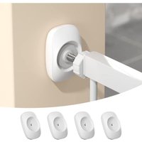 4 Stück Baby-Sicherheitsgitter-Wandschutz, kinder- und haustiersicherer Wandschoner für druckmontierte Tore, Türen, Wände (weiß) FLITI von MUMU