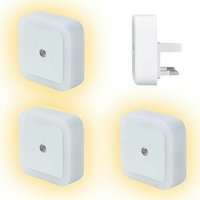 [6er-Set] Steckdosen-Nachtlicht für Kinder – automatische Tag-/Nachterkennung. LED-Nachtlicht zum Einstecken in die Wand, Twilight-Fotozellenlampe von MUMU