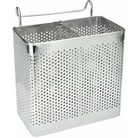 Abtropfgestell für Küchenbesteck, Besteckkorb, Besteckhalter, Spülbecken-Organizer aus Edelstahl, zum Aufbewahren und Kochen von Utensilien, Löffel, von MUMU