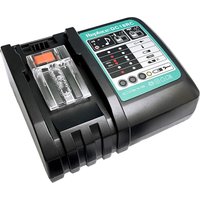 Ersatz 14.4V-18V 5.0Ah Akku Ladegerät für Makita Rasentrimmer DUR181Z Heckenschere EU Stecker DC18RC 3A (mit USB) von MUMU