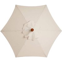 Mumu - Ersatzbezug für Tischschirm, Tisch- und Marktschirm - 6 Rippen - 3 m - wasserdicht - UV-Schutz - Khaki von MUMU