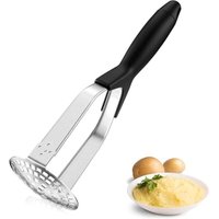 Kartoffelstampfer aus Edelstahl, professioneller manueller Kartoffelstampfer mit rutschfestem Griff, faltbarer Apfelstampfer für Obst, Gemüse Mumu von MUMU