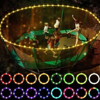 LED-Trampolin-Lichter, ferngesteuertes LED-Licht für Trampolin-Trampolin, 16 Farbwechsel selbst, wasserdicht, super hell für Nachtspiele im Freien, LED-Trampolin-Lichter, ferngesteuertes LED-Licht für Trampolin-Trampolin, 16 Farbwechsel selbst, wasserdicht, super hell für Nachtspiele im Freien, von MUMU