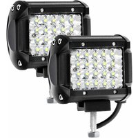 Led Arbeitsscheinwerfer 12V 144W 4'' Auto led Strahler 12V wasserdicht IP67 Spot Flood led Nebelscheinwerfer 10.500lm Arbeitsscheinwerfer für Auto von MUMU