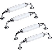 Möbelknopf-Set, 4 Stück, Möbelknöpfe, Keramik-Türknauf, Porzellangriff, Möbelzubehör, Dekoration für Schublade, Tür, Schrank, Schrank, Lochabstand Möbelknopf-Set, 4 Stück, Möbelknöpfe, Keramik-Türknauf, Porzellangriff, Möbelzubehör, Dekoration für Schublade, Tür, Schrank, Schrank, Lochabstand von MUMU