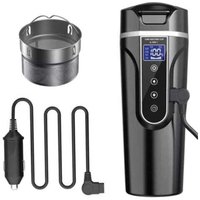 Mumu - 12 V/24 v Auto-Wasserkocher, Warmwasserbereiter für Auto/LKW/Reisen, tragbarer Wasserkocher mit LCD-Display, Edelstahl 304 von MUMU