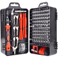 Mumu - 135-in-1 Mini-Präzisions-Magnetschraubendreher-Reparatur-Set für iPhone, Laptop, Uhr mit Aufbewahrung, Rot Mumu - 135-in-1 Mini-Präzisions-Magnetschraubendreher-Reparatur-Set für iPhone, Laptop, Uhr mit Aufbewahrung, Rot von MUMU