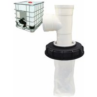 Mumu - F-förmige IBC-Tankabdeckung mit waschbarem Nylonfilter für 1000-Liter-IBC-Regenwassertank, IBC-Deckelfilter, IBC-Tankzubehör, Mumu - F-förmige IBC-Tankabdeckung mit waschbarem Nylonfilter für 1000-Liter-IBC-Regenwassertank, IBC-Deckelfilter, IBC-Tankzubehör, von MUMU