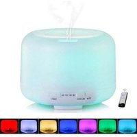 Mumu - Farben LED-Licht Aromatherapie Luftbefeuchter, Ultraschall Luftbefeuchter, ätherisches Öl Diffusor mit Fernbedienung von MUMU