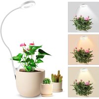Pflanzenlampe led Vollspektrum, Pot Clip 6500K Wachstumslicht, Zwei Installationsmöglichkeiten Pflanzenlicht, 3 Farbtemperatur led Wachstumslampe mit Pflanzenlampe led Vollspektrum, Pot Clip 6500K Wachstumslicht, Zwei Installationsmöglichkeiten Pflanzenlicht, 3 Farbtemperatur led Wachstumslampe mit von FLITI