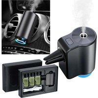 Smart Auto Lufterfrischer Lufterfrischer Diffusor, Wiederaufladbarer Auto Aroma Diffusor mit 3 Flaschen ätherischem Öl (Köln) Mumu von MUMU