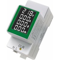 Mumu - Stromzähler Wattmeter Multimeter PZEM-008 Stromzähler AC50-300V/100A Amperemeter Digitalanzeige Spannungsprüfer Wattmeter von MUMU