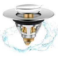 Universeller Badezimmer-Waschbecken-Stopper, Anti-Blockier-Abflusssieb, für Küchenspülen, Badezimmer-Waschbecken, Abflussloch, geeignet für von MUMU