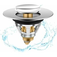 Mumu - Universeller Badezimmer-Waschbecken-Stopper, Anti-Blockier-Abflusssieb, für Küchenspülen, Badezimmer-Waschbecken, Abflussloch, geeignet für von MUMU