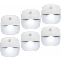 Upgrade-Version) Bewegungssensor-Licht, kabelloses batteriebetriebenes LED-Nachtlicht, Wandleuchte, Schrankbeleuchtung, sichere Beleuchtung für von MUMU