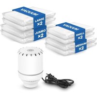 Mumu - Vakuum-Aufbewahrungsbeutel Staubsauger, 8er-Set (2 Jumbo, 2L, 2M, 2S), Vakuum-Aufbewahrungsbeutel für Kleidung, Steppdecken, Reisen von MUMU