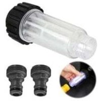 Mumu - Wasserfilter für Hochdruckreiniger, 3/4 Zoll Anschluss, mit 2 Steckverschraubungen. Anti-Sandfilter für Wasserpumpe, kompatibel mit Kärcher von MUMU