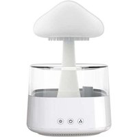 Mumu - Regenlampen-Luftbefeuchter 450 ml, Diffusor für ätherische Öle, Regenwolken-Luftbefeuchter mit 7 farbigen LED-Lichtern, Regenpilzlampe für Mumu - Regenlampen-Luftbefeuchter 450 ml, Diffusor für ätherische Öle, Regenwolken-Luftbefeuchter mit 7 farbigen LED-Lichtern, Regenpilzlampe für von MUMU