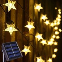 Solar-Gartenleuchten, solarbetriebene Lichterketten, kaltweiße Solar-Gartenleuchten, wasserdichte Außenterrassenleuchten für Zaun, Baum, Pavillon, Solar-Gartenleuchten, solarbetriebene Lichterketten, kaltweiße Solar-Gartenleuchten, wasserdichte Außenterrassenleuchten für Zaun, Baum, Pavillon, von MUMU