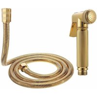 Toilette, Dusche, Bidet, tragbar, Wandbrause/Sprühkopf/Handbrause, Gold von MUMU