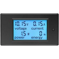 Voltmeter Amperemeter 12V dc 6,5-100V 20A, Spannungsmesser Wattmeter Tester Spannung Strom Leistung Energie Digital lcd Energiemesser DC20A Mumu Voltmeter Amperemeter 12V dc 6,5-100V 20A, Spannungsmesser Wattmeter Tester Spannung Strom Leistung Energie Digital lcd Energiemesser DC20A Mumu von MUMU