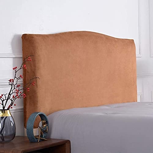 Bettkopfteil Hussen Kopfteil-Cover Cord-Stretch-Bett-Kopfteil-Slipcover for volles Zweibett-Königin-King-Bett-Kopf, Bettkopf-Rückenlehnenabdeckung Bettrücken-Schutz-Verdickter-Ganz inklusive Kopfteil- von MUMUWUSG