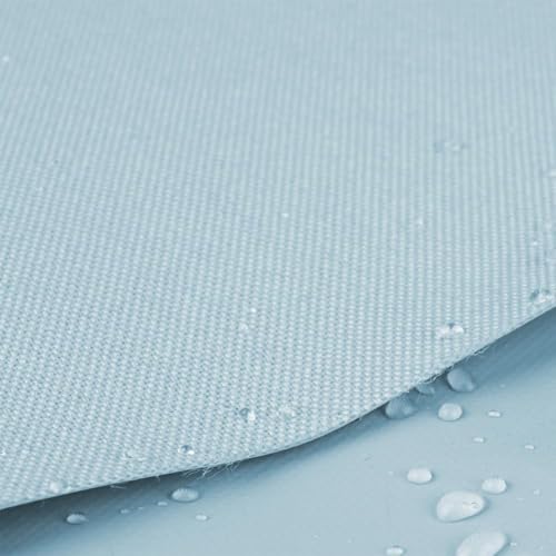 900D wasserdichter Segeltuchstoff, strapazierfähiges Oxford-Gewebe, Meterware, 150 cm breit, Polstermaterial für Markisen, Zelte, Schattierungen, DIY-Projekte (Hellblau) von MUMUXIAO
