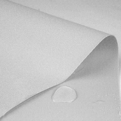 900D wasserdichter Segeltuchstoff, strapazierfähiges Oxford-Gewebe, Meterware, 150 cm breit, Polstermaterial für Markisen, Zelte, Schattierungen, DIY-Projekte (Hellgrau) von MUMUXIAO