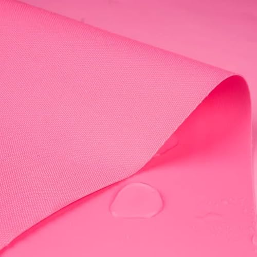 900D wasserdichter Segeltuchstoff, strapazierfähiges Oxford-Gewebe, Meterware, 150 cm breit, Polstermaterial für Markisen, Zelte, Schattierungen, DIY-Projekte (Rosarot) von MUMUXIAO