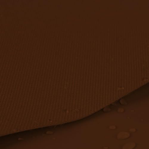 900D wasserdichter Segeltuchstoff, strapazierfähiges Oxford-Gewebe, Meterware, 150 cm breit, Polstermaterial für Markisen, Zelte, Schattierungen, DIY-Projekte (dunkelbraun) von MUMUXIAO
