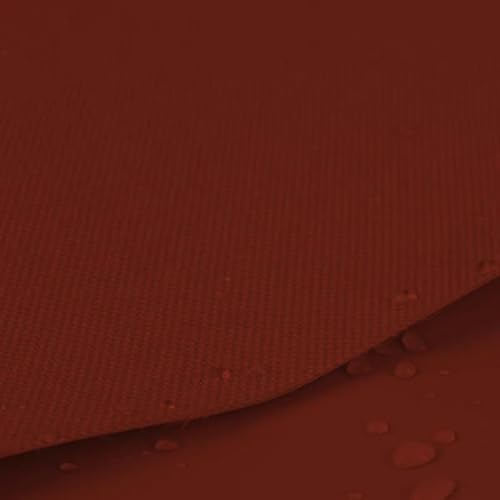 900D wasserdichter Segeltuchstoff, strapazierfähiges Oxford-Gewebe, Meterware, 150 cm breit, Polstermaterial für Markisen, Zelte, Schattierungen, DIY-Projekte (dunkelrot) von MUMUXIAO