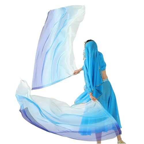 MUNAFIE Anbetungsfahnen 2 Stück Lobpreis Tanz Fahnen Rechteck Regenbogen flagge mit teleskopstab fahnenstange für Tanzaufführung Kirche 6#WEISS-BLAU-MARINE von MUNAFIE