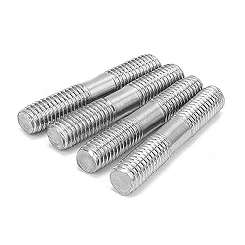 Edelstahl-Doppelend-Gewindebolzenschraube,Doppelend-Gewindebolzenschraube Edelstahl M8x65 for Verbinden von Permalink (5 Stück), M8 x 70 (5 Stück) (Color : M8x85(5Pcs)) von MUNANI