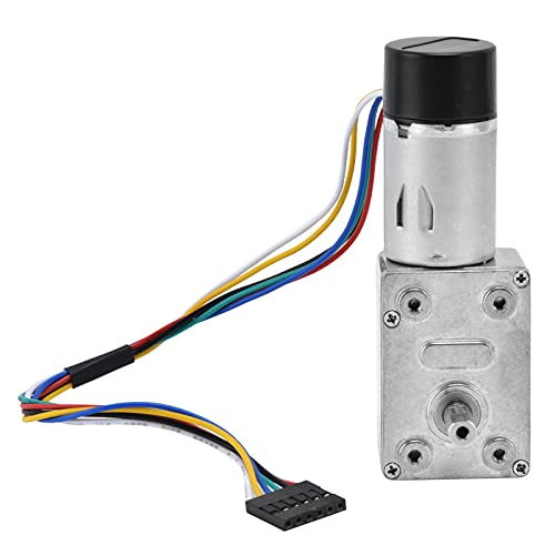 MUNEFE-Getriebemotor, Untersetzungsmotor mit selbstsperrendem Encoder, Getriebemotor mit hohem Drehmoment für Haushaltsgeräte und Bürogeräte (15 mm) (DC12V 6RPM) (DC12V 10RPM) (DC12V 18RPM) von MUNEFE