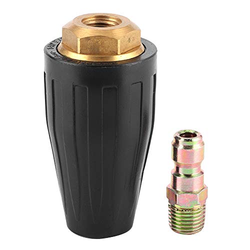 MUNEFE High Pressure Washer Turbo Nozzle, Rotating Spray Pressure Washer Turbo Tips, Pressure Washer Turbo Nozzle for High Pressure Cleaner (Ore Size 2.5) von MUNEFE