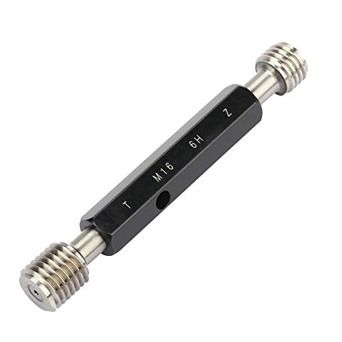 MUNEFE Metric Thread Plug Gage, Thread Plug Gauges, Metric Thread Plug Gage Set for Measure the Correctness Of Internal Thread Size (M16*2.0) von MUNEFE
