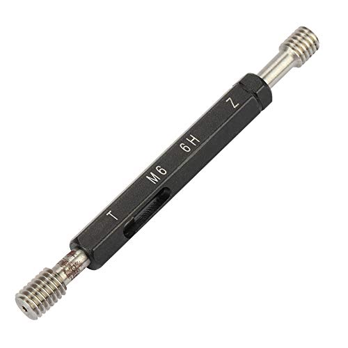 MUNEFE Metric Thread Plug Gage, Thread Plug Gauges, Metric Thread Plug Gage Set for Measure the Correctness Of Internal Thread Size (M6*1.0) von MUNEFE