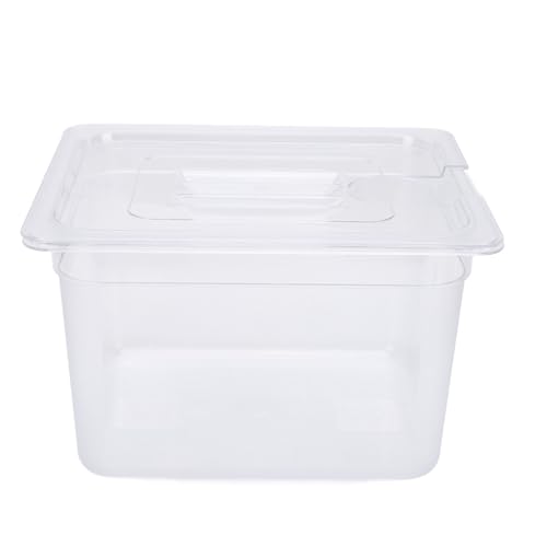 Munefe Slow Cooker -Behälter mit Deckel, Plastik Slow Cooking Food Storage Container, Sous -Vide -Behälter mit Deckel für die meisten langsamen Kocher (12 l) von MUNEFE